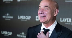 Watching tennis with Andre Agassi: Poker, intimacy, meat and potatoes at the Laver Cup