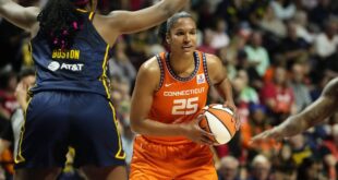 Alyssa Thomas stars with another triple-double as Sun beat Fever in Caitlin Clark’s playoff debut