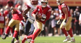 Brock Purdy touts his wheels, flashes deep ball as 49ers’ stabilizing force against Patriots