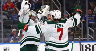 Inside the Wild’s Filip Gustavsson’s perfectly aimed goalie goal