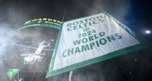 Celtics’ 18th championship banner is symbolic in that it’s all by itself