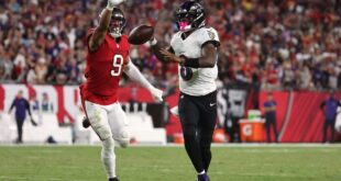 Lamar Jackson’s handling of the blitz has fueled Ravens’ surge. Another test comes Sunday