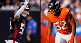 Among the stakes when Falcons, Broncos meet Sunday: Elliss family bragging rights