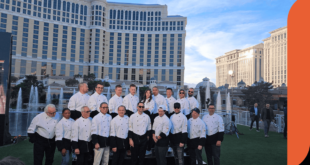 At the Bellagio, a gathering of chefs (and Mark Wahlberg) highlights F1’s spectacle