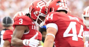 AP Top 25: Indiana gives Big Ten 4 of first 5 as Georgia’s top-10 streak ends