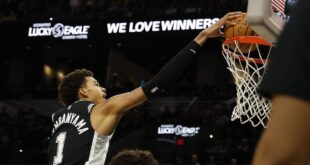 Victor Wembanyama becomes fourth-youngest NBA player with 50-point game as Spurs top Wizards